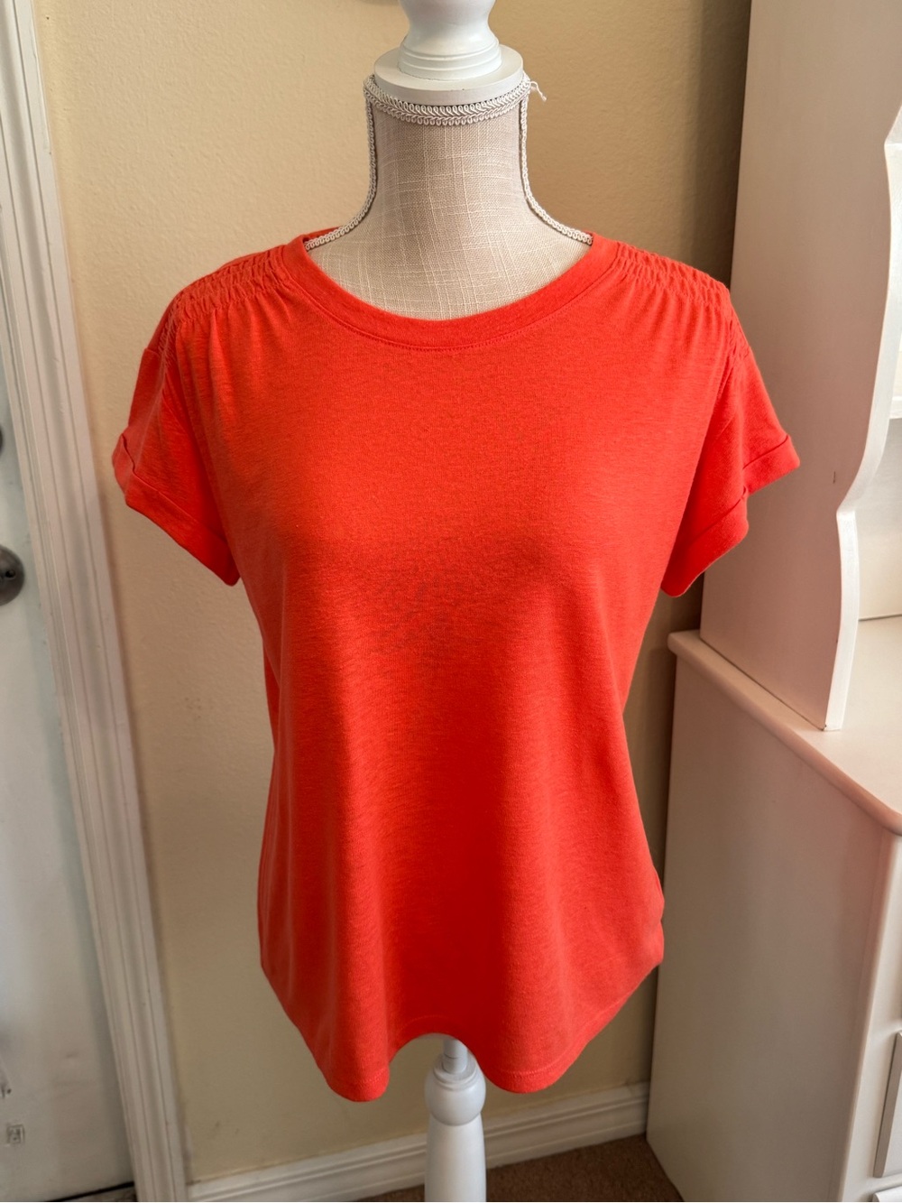 Talbots Orange Tee